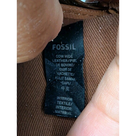 Fossil Brown Leather Farrah FLP Wallet Clutch RFID - Picture 10 of 10